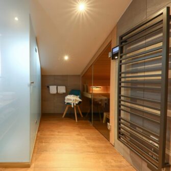 Sauna de la suite Dagobert